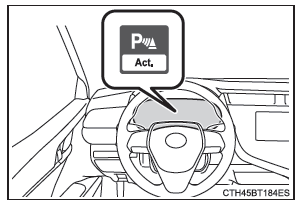 Sensor de asistencia al aparcamiento de Toyota